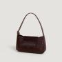 2024 Custom Snake Croco Skin Pu Vegan Leather Ladies Hobo Shoulder Bag Women Handbags