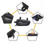 XL231 Fashion Large Capacity Road Bike Saddle Bags Wholesalers Road Bike Saddle Bags Anti Water Cycling Accessories Organiser