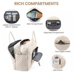 LOVEVOOK wholesale 2pc handbags set wet and dry separation Luggage Tote laptop Overnight Travel gym Women Weekender Duffel bags