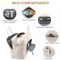 LOVEVOOK wholesale 2pc handbags set wet and dry separation Luggage Tote laptop Overnight Travel gym Women Weekender Duffel bags
