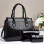 Large Capacity Women'S Bags Shoulder Bag Pure Color Leather Crossbody Bags For Women  Fashion bolsas para mujer