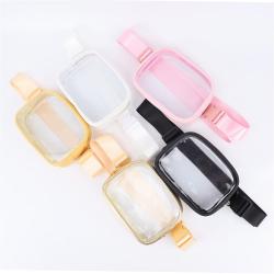 Keymey RTS Stock Low MOQ High Quality PVC Crossbody Bag Stadium Approved Waist Belt Bag Clear Waist Bag Transparent Fanny Pack