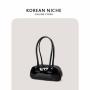 New Design PU Material Texture Zipper Handbag Single Shoulder Carrying Bag Women's Shoulder Bags