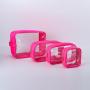 Keymay Stock S M L XL Travel Wash Zipper Toiletry Pouch Set Pvc Transparent Customize Waterproof Black Clear Makeup Bag