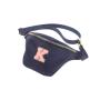 Factory Wholesale Personalized Outdoor Exercise Chest Bag Waterproof Nylon Fanny Bag Navy Blue Waist Bag For Men