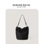 Nylon Material Soft Large Capacity Handbag Shoulder Shopping Tote Bag With Design Shopping Bags Women Shoulder