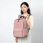 2024 new computer backpack men's and women's fashion trend simple solid color travel backpack large capacity backpack