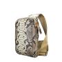 Bolso Para Hombre Pecho Hot Sale Custom Genuine Real Snake Skin Leather Fashion Men Fanny Pack Waist Crossbody Sling Chest Bag