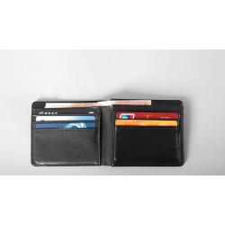 ZF259 RFID Men Short Soft Leather Anti-theft Money Clip Zipper  Pockets Checkbook Cover Slim Card Holder Simple Coin Wallet