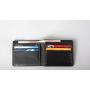 ZF259 RFID Men Short Soft Leather Anti-theft Money Clip Zipper  Pockets Checkbook Cover Slim Card Holder Simple Coin Wallet