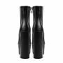 2023 Bottes Femme Fashion Designer Ladies Round Toe Super High Chunky Heel Short Boots Women Thick Platform Ankle Booties