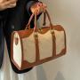 Large Capacity Boston Canvas Bag Ladies Women Fashion Handbags Wholesale Handbag Factory Designer Shoulder Bags