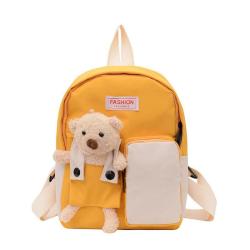ZF324 Children's Backpack Kindergarten Little Bear Cute Light Cartoon Schoolbag Safety Kids Bag Soft Baby Bag
