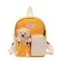 ZF324 Children's Backpack Kindergarten Little Bear Cute Light Cartoon Schoolbag Safety Kids Bag Soft Baby Bag