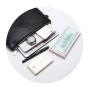 ZR362 New Business Leisure Men's HandBag Retro Style Soft PU Leather Mobile Case Wallet Litchi Pattern Phone Handbag