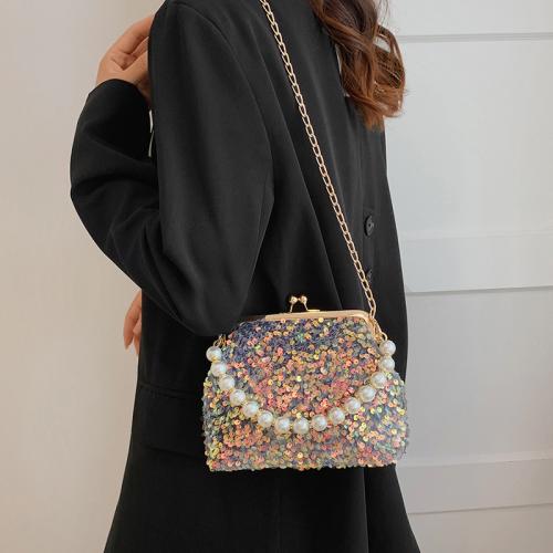bolsos-para-mujeres- Sequin Bag Wholesale Handbag Factory Chain Bag Ladies Women Fashion Handbags Shoulder Bag