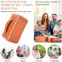 Versatile Women's Cosmetic Toiletry Case with Adjustable Dividers and Waterproof Material for Travel and Home Use