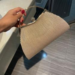 CCF232 Luxury Evening Bling Handbag Rhinestone Handmade Women Diamond Bag Clutch Purses for Wedding Party with Shoulder Chain