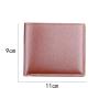 OEW200 Custom Logo New Card Holder Simple Wallet Men Leather Wallets 6 Card Slots Small ID Credit Card Holder