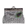 Luxury Beaded Sequin Peacock Evening Clutch Bags Party Wedding Sequins Purse Bag