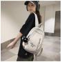 KBW568 Customized School Bags College High School Students Retro Backpacks Nylon Junior High School Shoulder Travel Bag