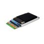 RFID Blocking Minimalist Business Credit Card Wallet with Elastic Pocket Slim Pop up Card Holder Wallet for Men