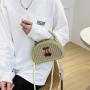Straw Designer Handbag Wholesale Fashion Shoulder Bag Women Cherry Pattern Women Fashion Handbags CY74214