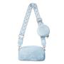 Green Custom Logo 2024 New candy-colored women's single shoulder crossbody bag with wide shoulder strap multifunctional bag