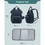 LOVEVOOK All-in-One Travel Diaper Bag Multifunction Large Nappy Bag with Changing Pad & Pacifier Case mummy baby diaper Bag