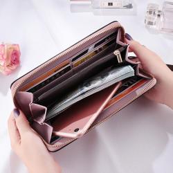 Ladies Clutch Long Wallet Women 2024 New Korean Handbag Multifunctional Card Bag Cell Phone Bag Coin Bag Female Money Clip