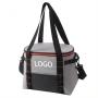 Customized Logo Insulated Wine Tote Lunch Bag Soft Tarpaulin Reusable Portable Picnic Travel Beach Shoulder Cooler Bag