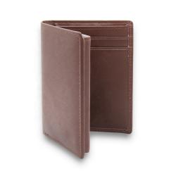 Mens leather wallet custom rfid blocking credit cards pop up smart wallet alu case leather minimalist wallet