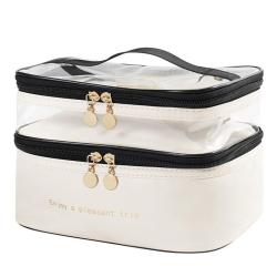 ZF173 New  PU Cosmetic Bag Ladies Fashion Portable Travel Wash Handbag Waterproof Makeup Storage Bag