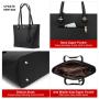 LOVEVOOK 2022 PU Leather Purse and Handbags for Ladies Designer Elegent Large Shoulder Bag Luxury Women Tote Bags