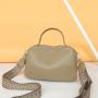 New large capacity first layer cowhide crossbody bag ladies fashion purse pu leather bags handbag for woman