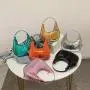 Crocodile Grain Casual Bags Women Handbags Half Moon Underarm Bag Pu Women Fashion Handbags CY076