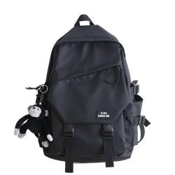 ZF122 College and High School Students Schoolbag Nylon Waterproof Wear-resistant Shoulder Bag Male Simple Versatile Travel Bag