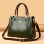 High Quality Soft Leather Handbag Women's Shoulder Crossbody Bag Custom Logo Messenger Bag Large Capacity Tote Bag for Women
