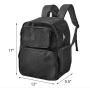 Beach Travel Outdoor Sports Large Capacity Mesh Backpack Black Semi-transparent College Bookbag Backpack