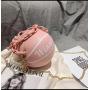 Leather Pink Basketball Bag Women Shoulder Bags Crossbody Chain Basketball Bag Purse Handbag with Chain Girls Lady Handbag Pu
