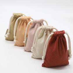 Colorful Soft Velvet Jewelry Drawstring Pouch Mini Luxury Watch Perfume Packaging Velvet Dust Gift Bag