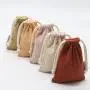Colorful Soft Velvet Jewelry Drawstring Pouch Mini Luxury Watch Perfume Packaging Velvet Dust Gift Bag