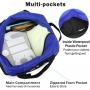 Gelory New Style Small Solid Color Carry On Tote Bag Sport Travelling Duffel Gym Bag Waterproof Luggage With Handle