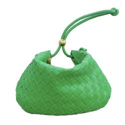 2024 Custom Weave Genuine Leather Underarm Tote Bag Handbag For Women Luxury Purse