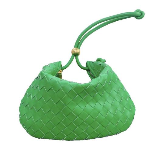 2024 Custom Weave Genuine Leather Underarm Tote Bag Handbag For Women Luxury Purse
