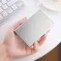 ZX096 Anti-scan Stainless Personal Metal Card Case Clip Credit Card Holder Thin Case Small Male Business Card Holder Case