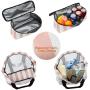 Tote Mesh Beach Bag with Cooler Sections Pool Bag for Women Detachable Insulated Picnic Bag