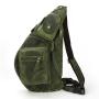 Retro Crazy Horse Skin Men's Oblique Cross Leisure Outdoor Travel Bag