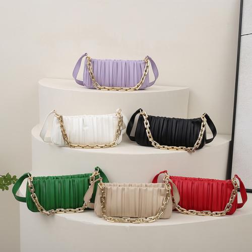 Pleated Bags Women Handbags Shoulder Chains Pu Women Shoulder Bag Cokobella Ladies Handbags Women Bag  Bolsosparamujeres CY74252