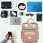 LOVEVOOK new waterproof 14 15.6 17 Vintage Bags with USB pink Cute College Backpack Waterproof Laptop Bookbags school backpacks